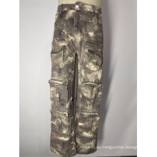 Pantalones de trabajo de bolsillo múltiple de camuflaje estadounidense